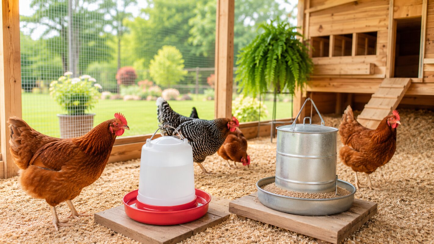 How to Keep Chicken Feeders and Waterers Clean and Poop-Free