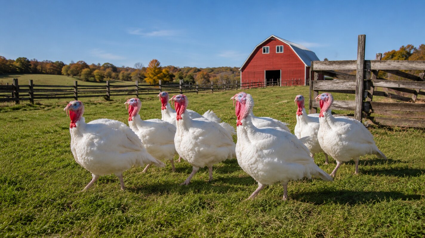 white holland turkeys