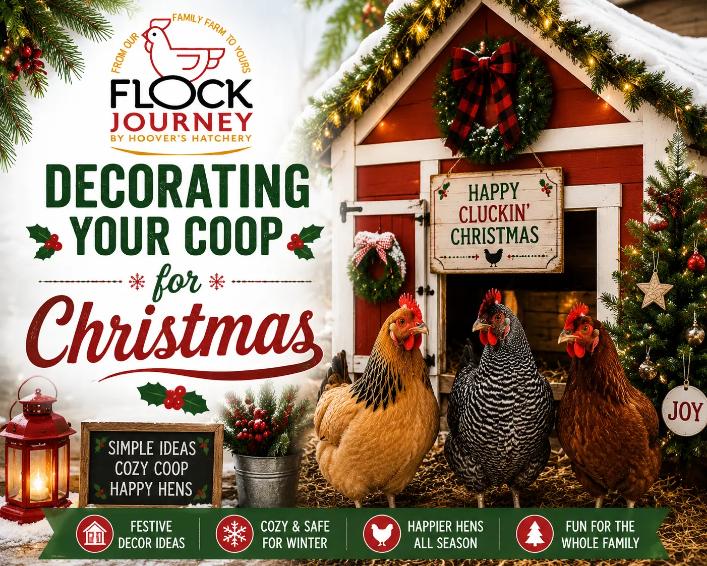 Decorating your coop for Christmas