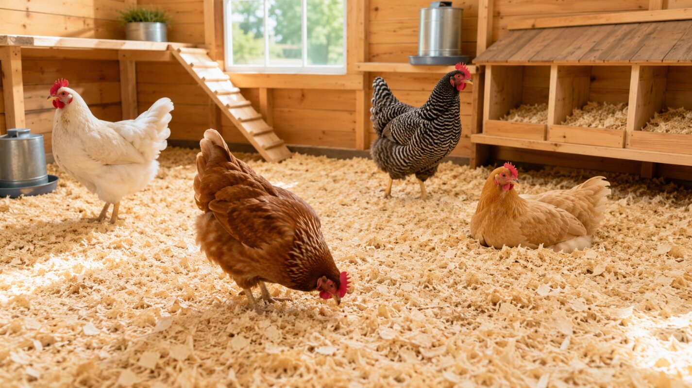 Pine Shavings The Practical Coop Bedding Runner-Up
