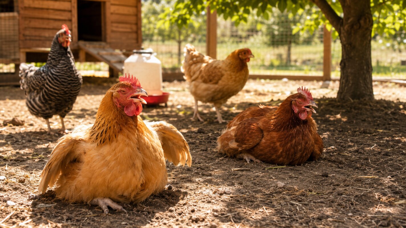 How to Tell When Your Chickens Are Overheating