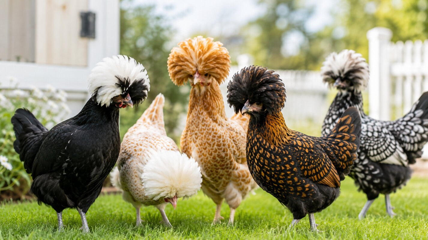 All About Polish Chickens The Flock's Most Entertaining Show Birds