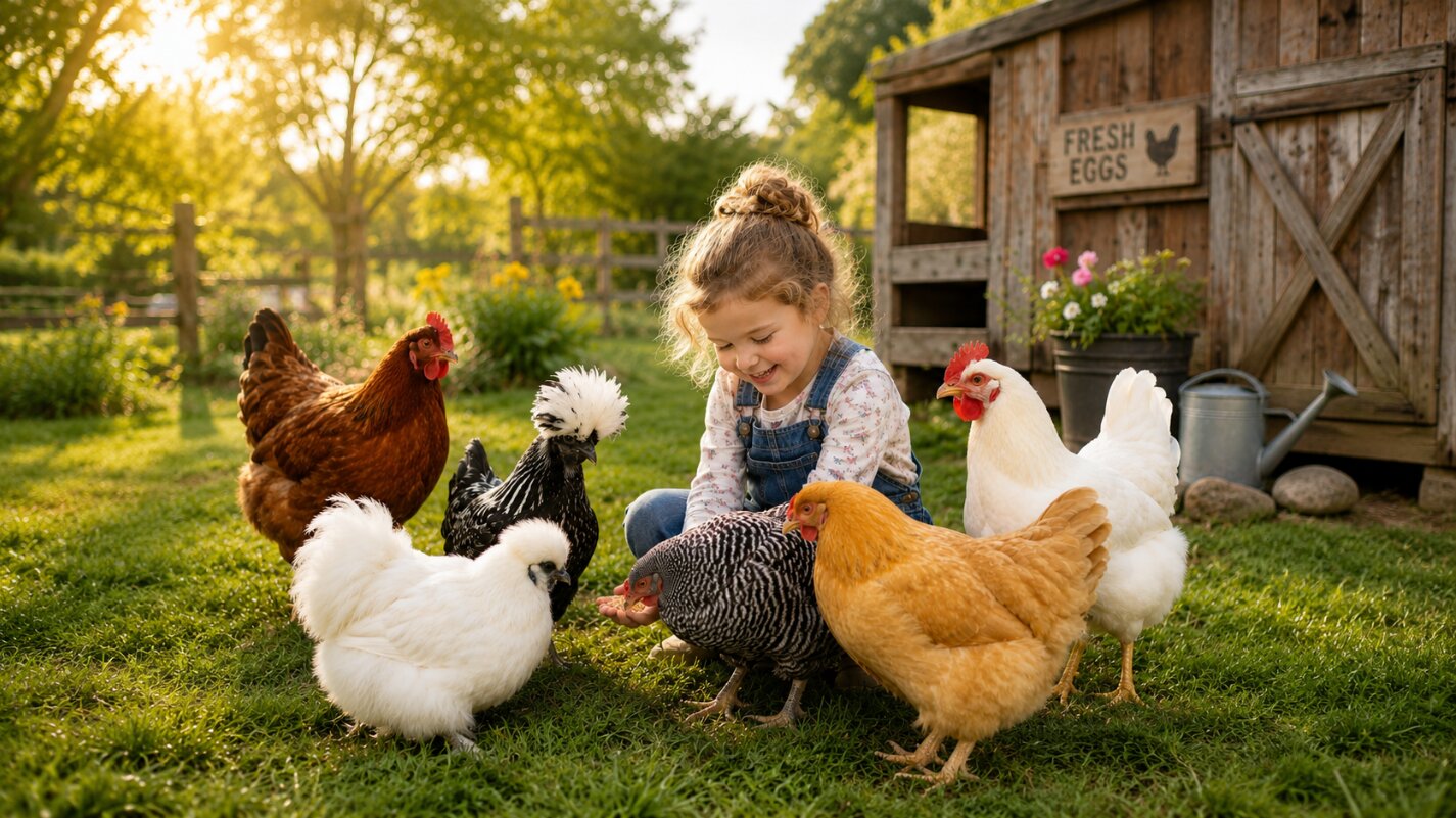 Best Chicken Breeds to Raise Around Children