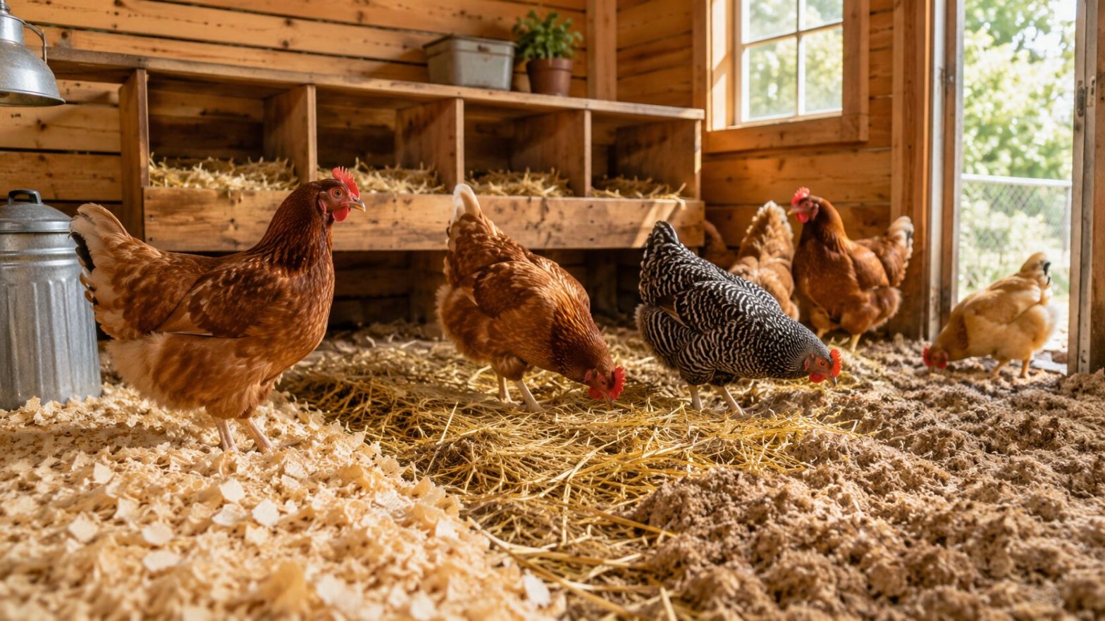 Chicken Coop Bedding How to Choose the Best Option for Your Flock
