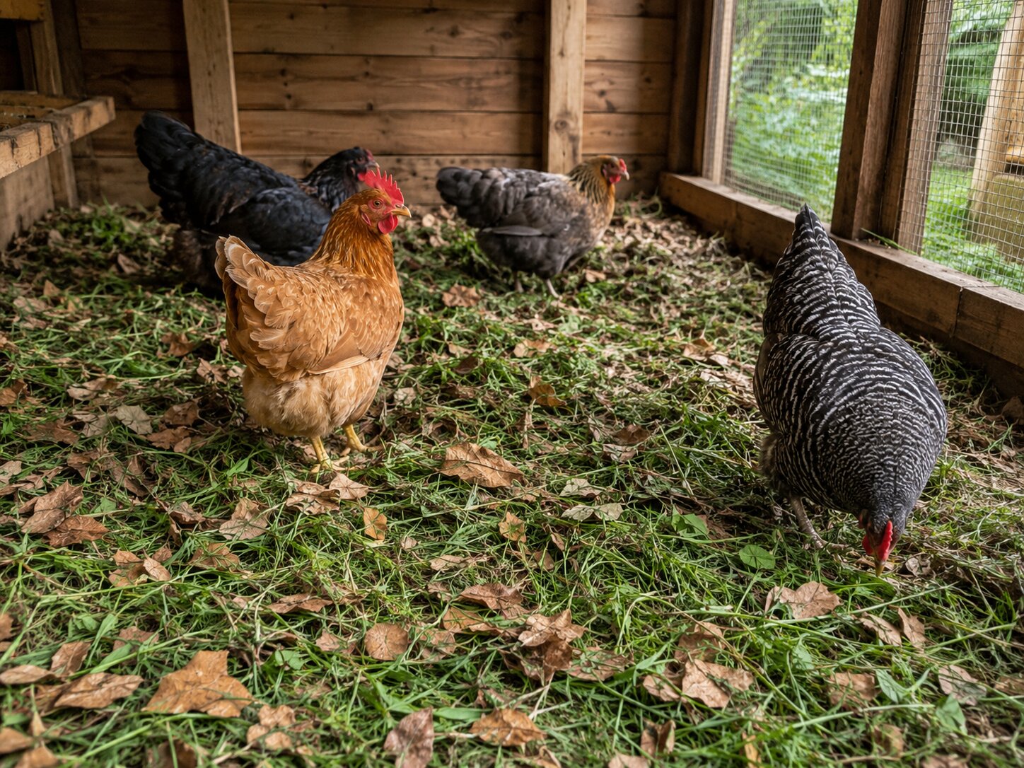 Grass Clippings and Leaves Nature's Free Bedding