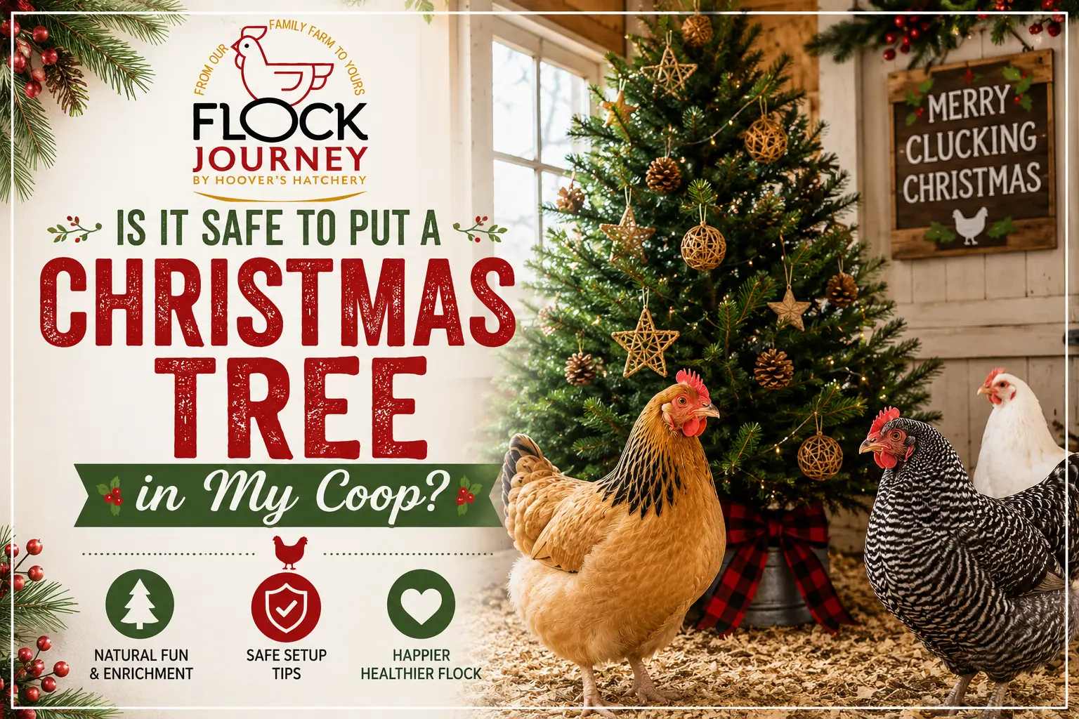Is it Safe to Put a Christmas Tree in My Coop?