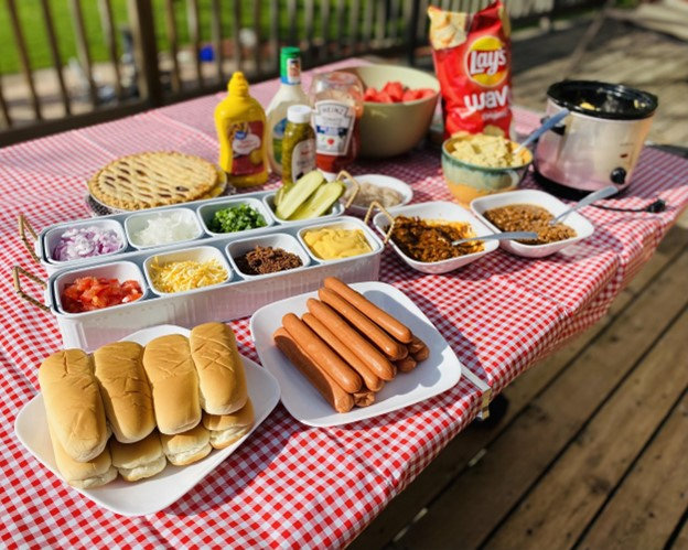 Memorial Day Hot Dog Bar